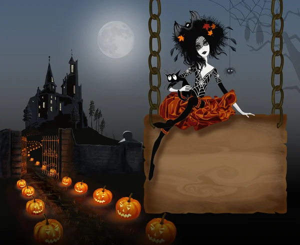 Ilustrace pro halloween — Stock fotografie