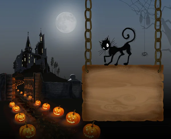 Illustration zu Halloween — Stockfoto
