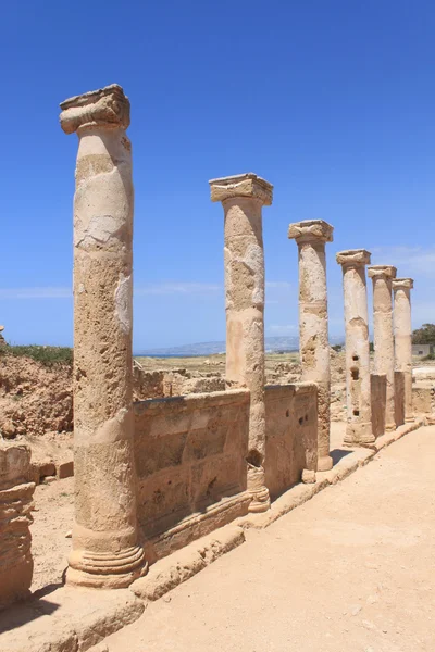 Archaeological site in Paphos — Stock Photo, Image
