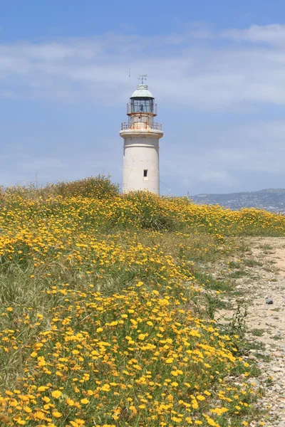 Lighthouse in Paphos — Stock Photo, Image