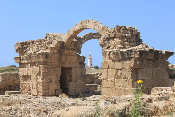 Αρχαιολογικό χώρο στην Πάφο — Φωτογραφία Αρχείου