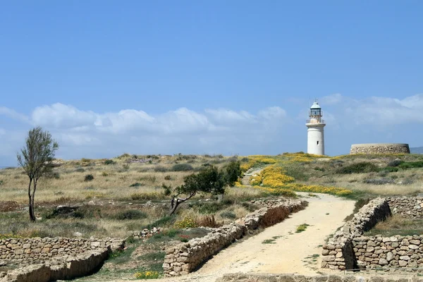 Faro en Paphos — Foto de Stock