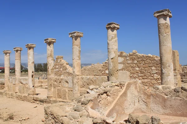 Sítio arqueológico em Paphos — Fotografia de Stock