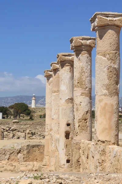 Археологические объекты в Пафосе — стоковое фото