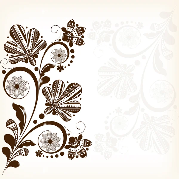 Vector floral background — Stock Vector