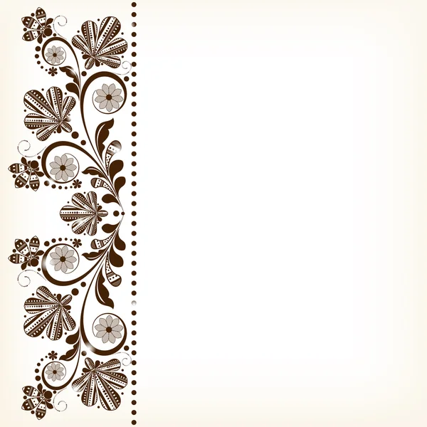 Fond floral vectoriel — Image vectorielle