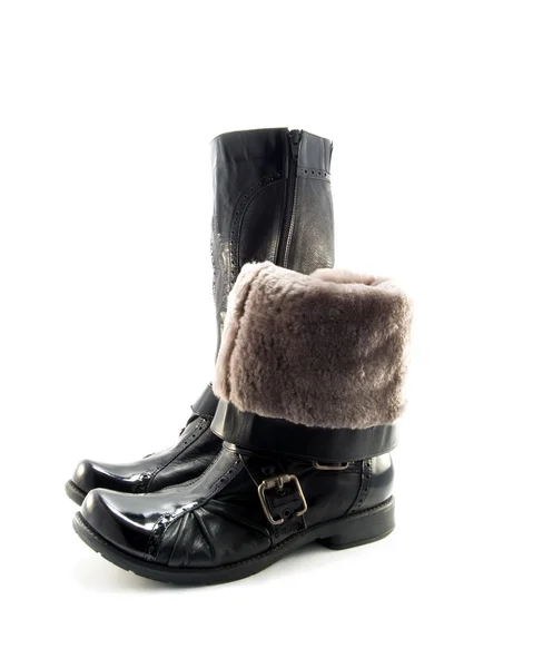 Buty na zimę babski — Zdjęcie stockowe