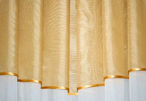 stock image Yellow curtain