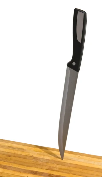Knife on a board — Stock Photo, Image