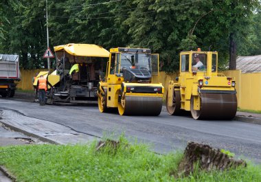 Road construction clipart