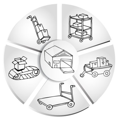 Shipping Manufacturing Chart clipart