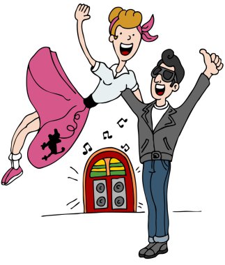 Sock Hop clipart