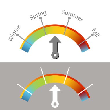 Seasons Gauge clipart