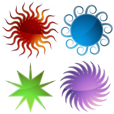 Starburst Set clipart