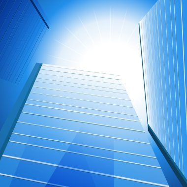 Highrise Sunshine Background clipart