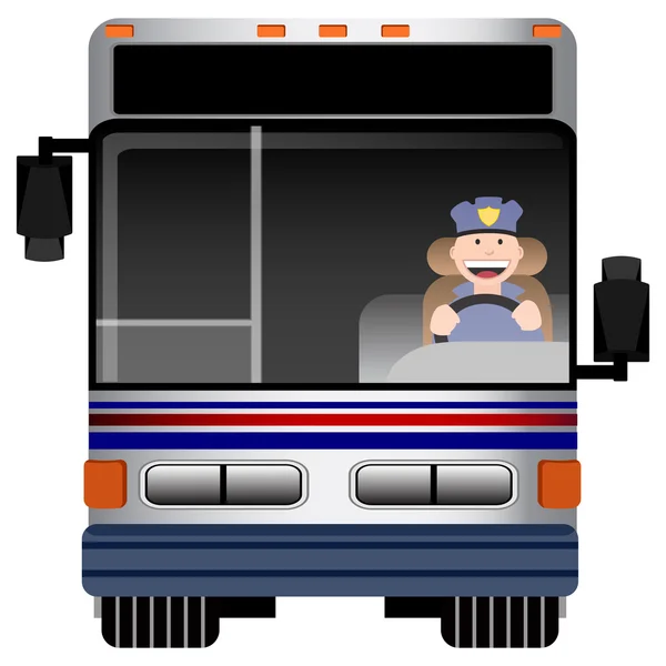 Otobüs Şoförü — Stok Vektör