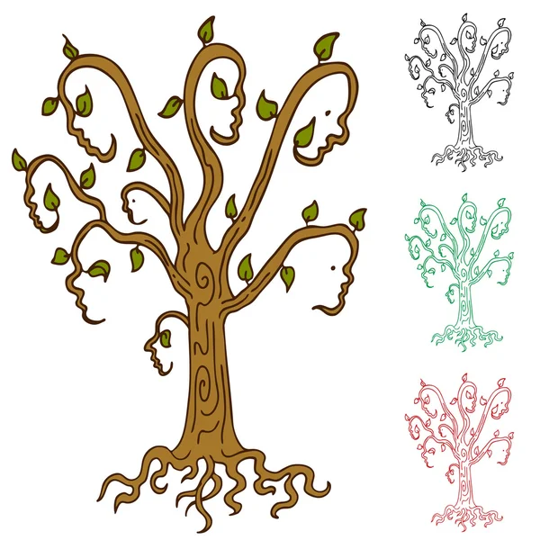 Οικογενειακό δέντρο — Διανυσματικό Αρχείο