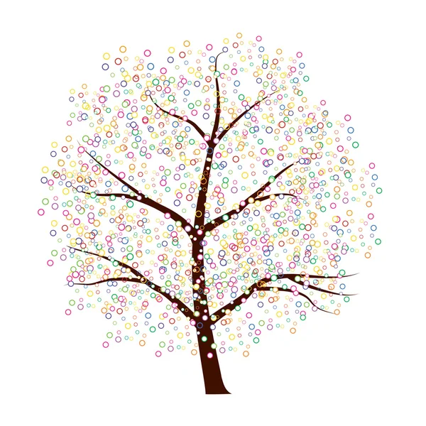 圆点树 — 图库矢量图片