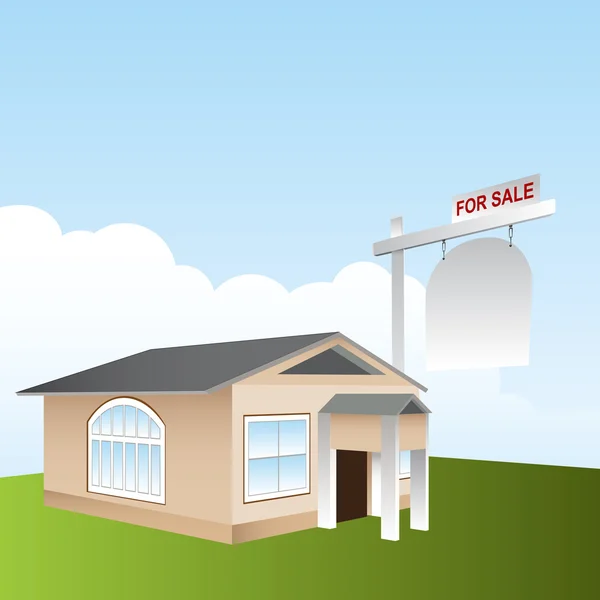 Home zu verkaufen — Stockvektor