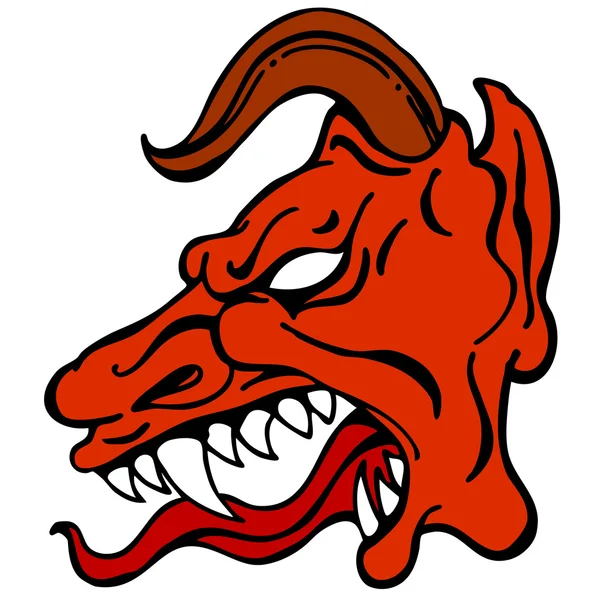 Picture devil profile Devil Horns