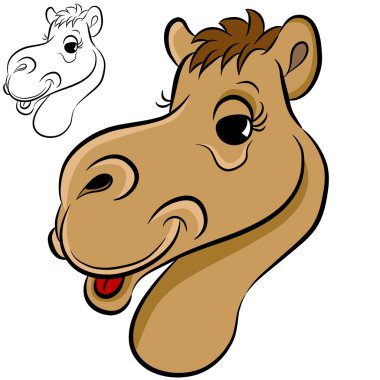 Camel Face clipart