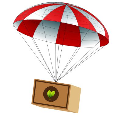 Charitable Food Supply Drop clipart