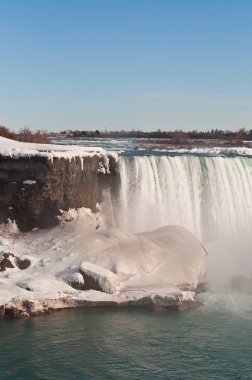 Kışın Niagara Şelalesi