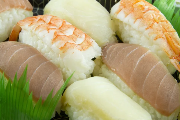 Fish And Shrimp Sushi — Stock Photo, Image