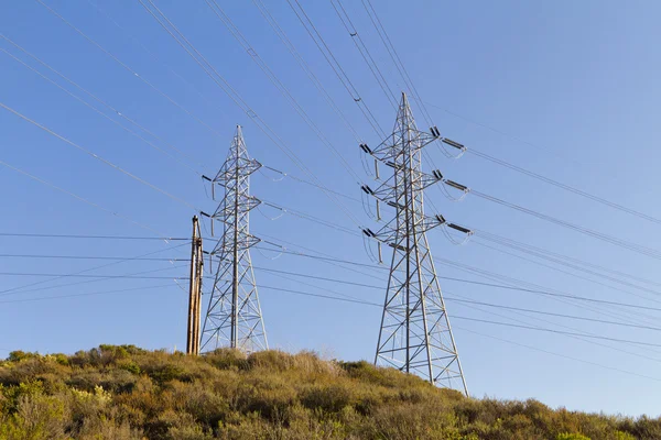 stock image Power Line Towers California