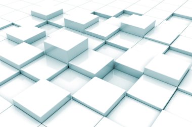 Background of 3d blocks clipart