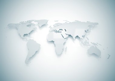 World map clipart