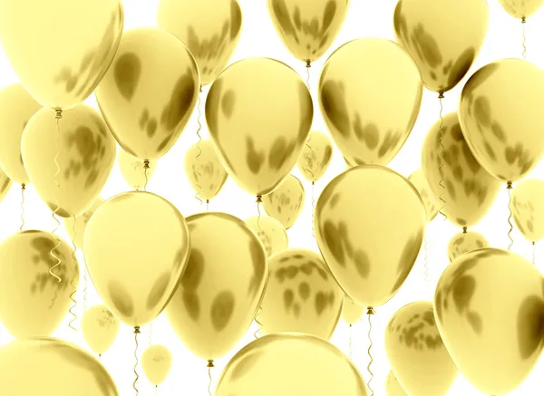 Stock image Color balloons on white