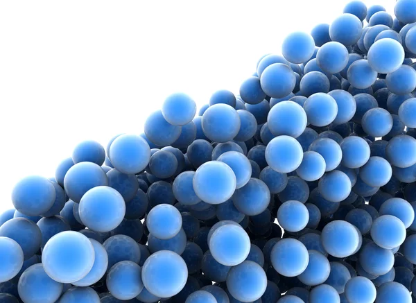 Esferas azuis abstratas — Fotografia de Stock