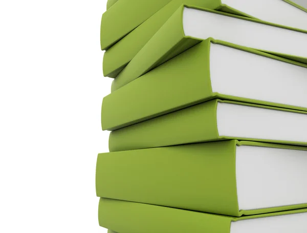 Boeken groen — Stockfoto