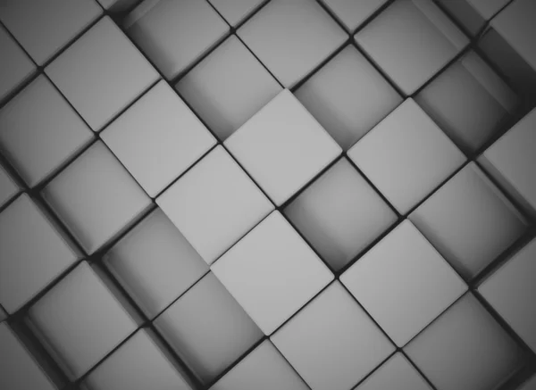 Cubos 3d abstratos — Fotografia de Stock