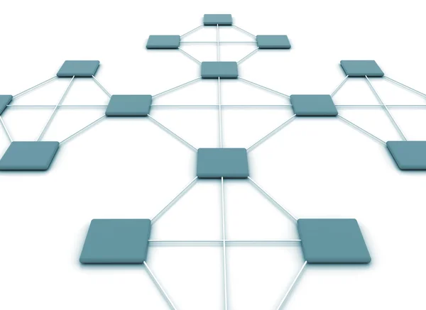 ネットワークの図 — ストック写真