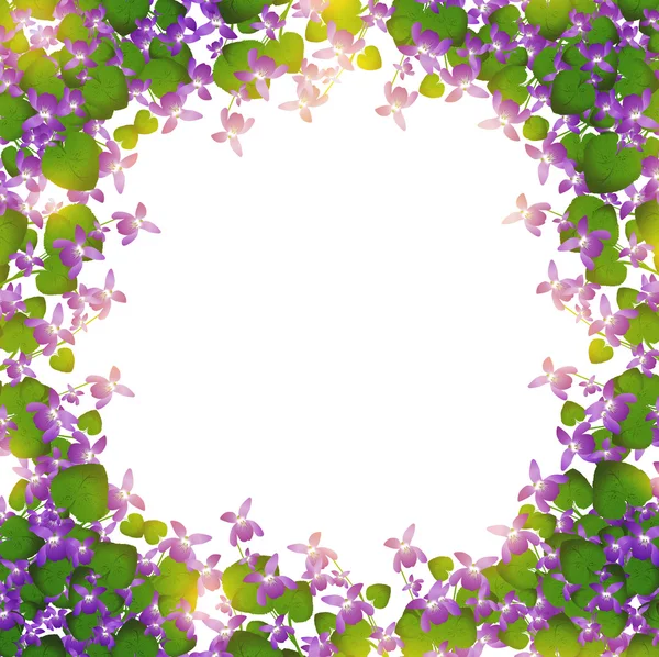 Vilda violett kant — Stock vektor