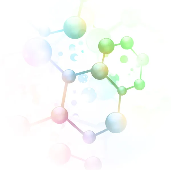 Molécula abstracta — Vector de stock
