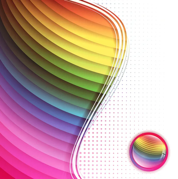 Fond multicolore dans le cadre — Image vectorielle