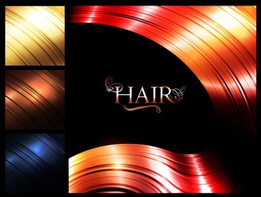 Hair palette clipart