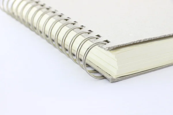 Roh kroužkových pořadačů notebook. — Stock fotografie