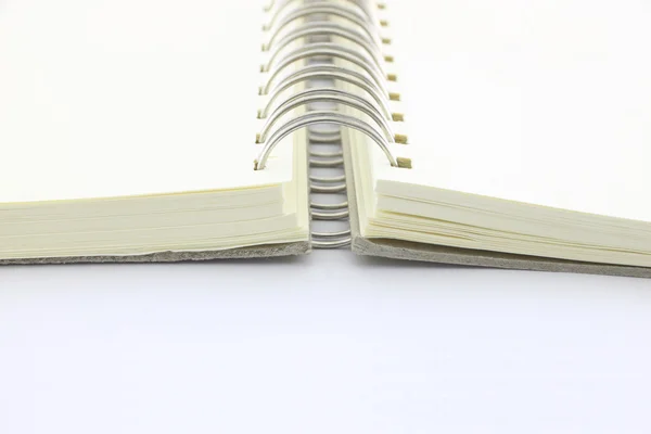 Hřbet kroužkových pořadačů notebook. — Stock fotografie