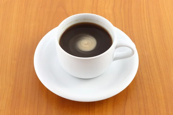 Spiral grädde kaffe. — Stockfoto
