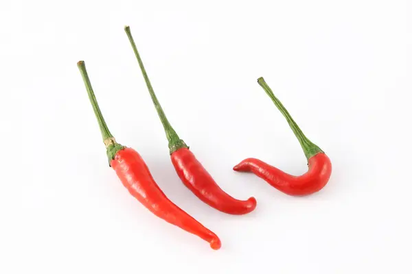 Curva di peperoncino rosso caldo . — Foto Stock