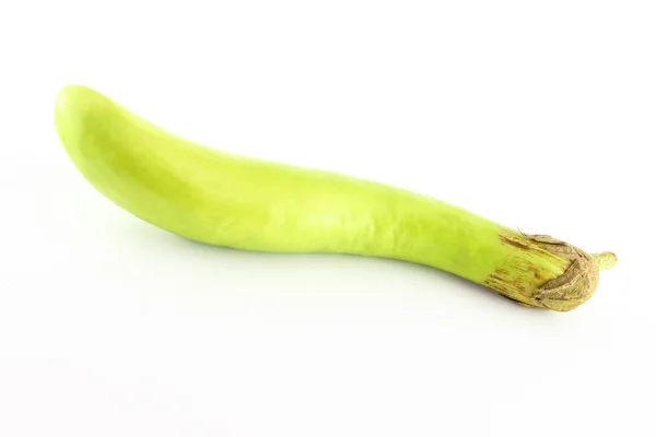 Single long eggplant — Stock Photo, Image