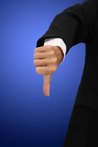 Showing thumb for non approval — Stock Photo, Image