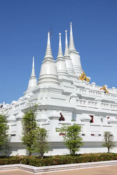 Group of white pagoda on church — Stock Photo, Image