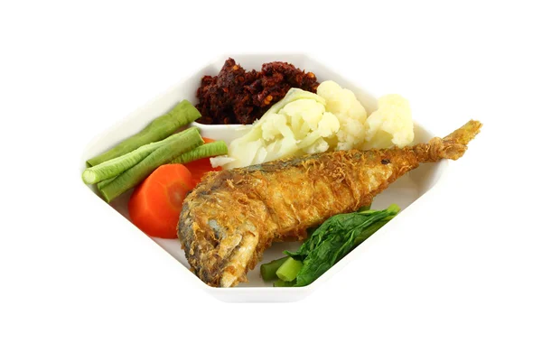Makrelen-Dip Spiegelei mit Chilipaste — Stockfoto