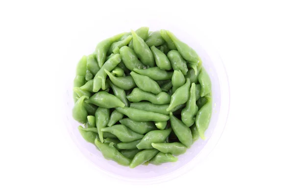 Yeşil Pirinç Noodle sweetmeat Tay tatlı. — Stok fotoğraf
