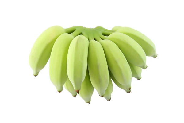 Bando de bananas verdes — Fotografia de Stock